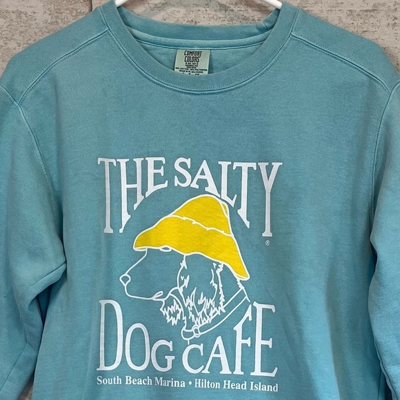 Women's Original The Salty Dog Thick Sweatshirt Sz S by Comfort Colors Preppy - Picture 2 of 16